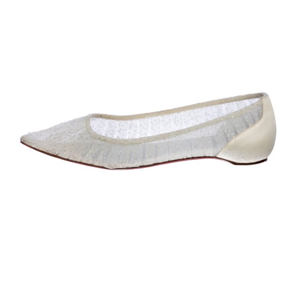 Christian Louboutin Mesh Flats